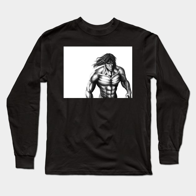 Attack Titan Long Sleeve T-Shirt by MarsivNayr